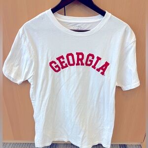 Women’s University of Georgia Collegiate LetterT-shirt, size L